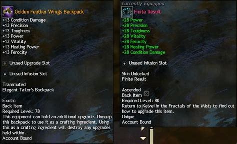 <b>Legendary equipment</b> refers to equipment of Legendary rarity. . Gw2 change stats ascended weapon